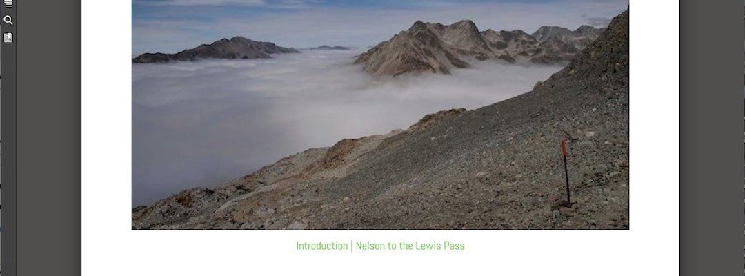 Nelson to Lewis Pass ebook cover