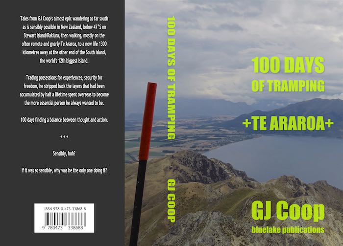 cover for the paperback version of 100 Days of Tramping by GJ Coop