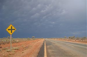 one of 500gb of images, the road out of Menzies, Western Australia, 11 2009